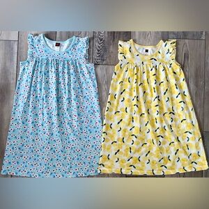 Tea Collection Piccoli Limoni Lemons & Cottage Flower Buds Mighty Mini Dress 7